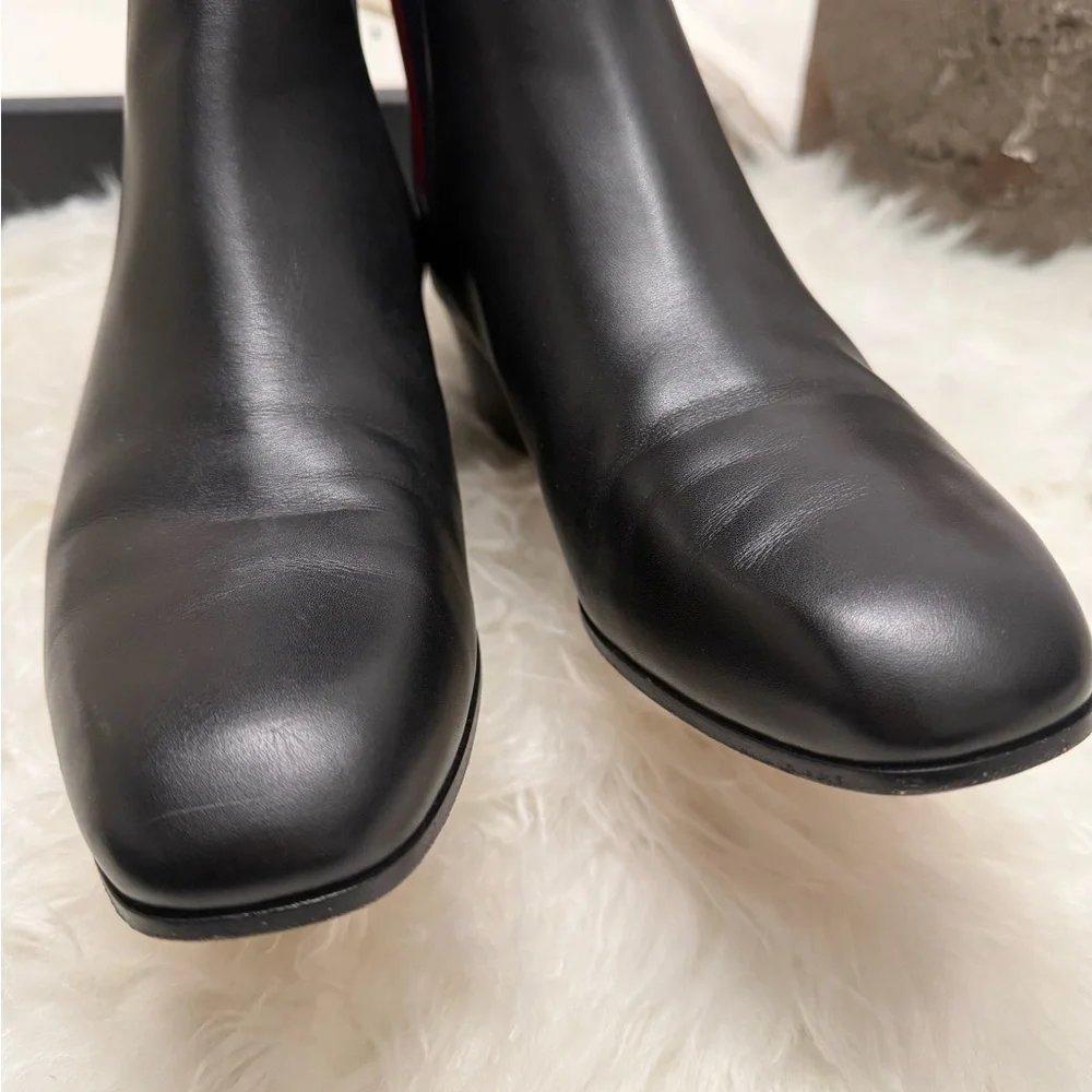 GUCCI KAREN WEB ACCENTED ANKLE BOOTS - Picture 6 of 7